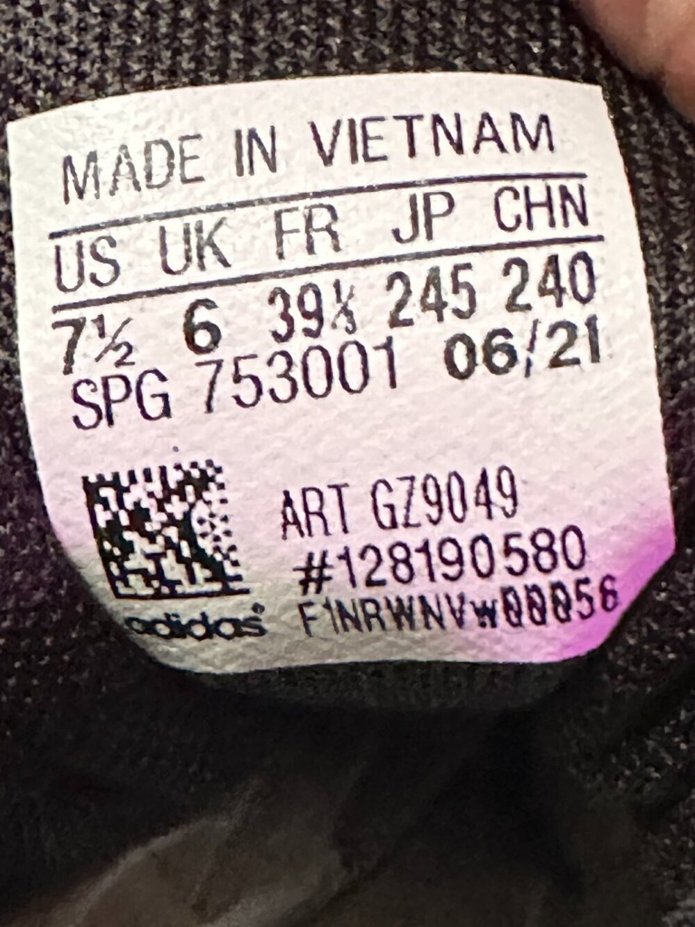 Adidas Women's Nario Move Running Shoes, Black Team Magenta - Picture 4 of 4